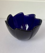 Vintage Cobalt Blue Flower