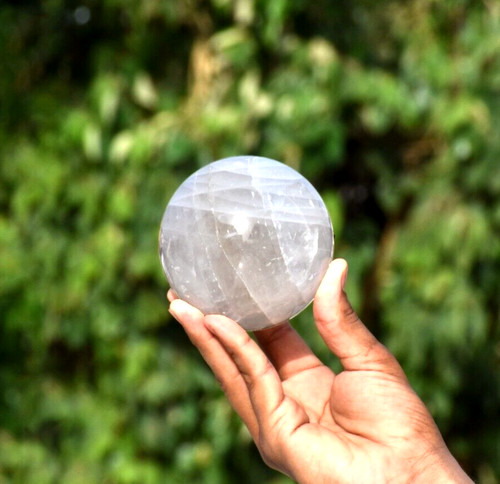 100mm crystals petalite quartz - 100mm,