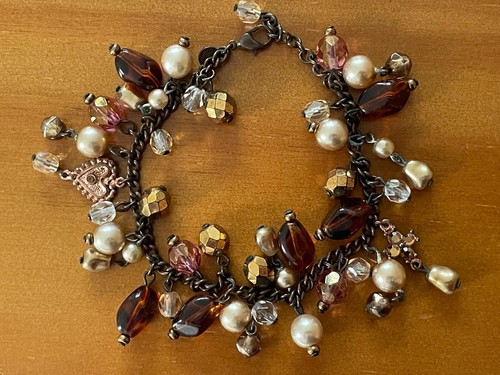 Beaded charm bracelet 34 - charm,