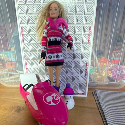 Barbie sisters snow fun - barbie,