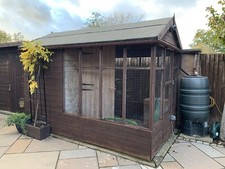 SHED, Bird Aviary Apex 10ft x 6ft, Falconry, Ferrets, Kennel, Shed.
