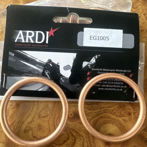 Copper exhaust gasket - copper, 45