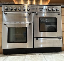 Rangemaster Freestanding 110cm Dual Fuel Range Cooker & Matching Extractor Hood