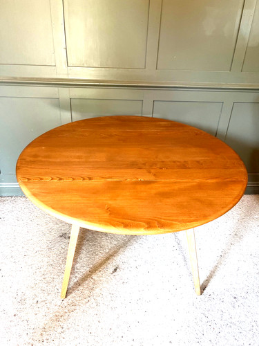 Vintage ercol table circular - vintage,