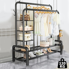 Heavy Duty Double Clothes Rail