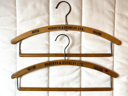Vintage wooden coat trouser - wooden,