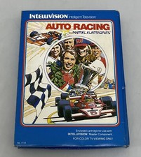 AUTO RACING BOXED WITH MANUAL AND INLAYS INTELLIVOICE INTELLIVISION