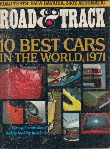 Road track august - &,