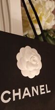 Authentic Chanel Medium Gift Bag w Camellia paper 11.75”x9.5”x5” 30x24x12.5cm