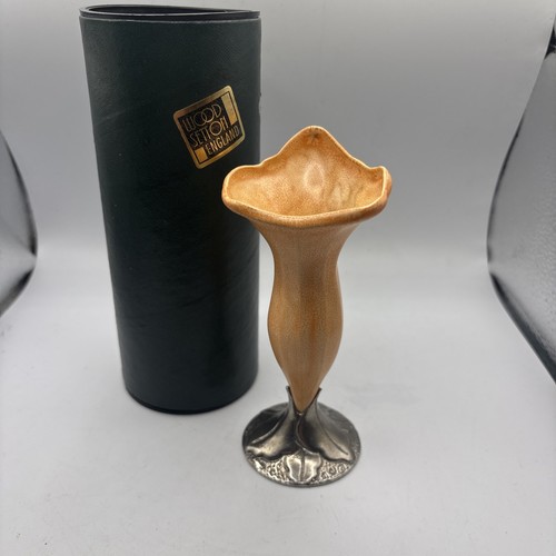 Vintage woodsetton posy vase - posy,