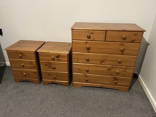 Chest drawers and bedside - chest, 2
