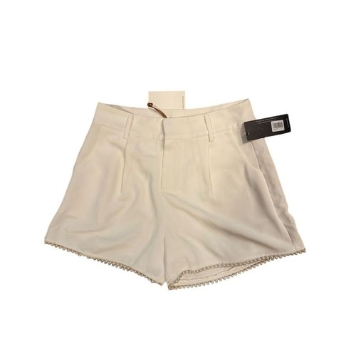 Women voy ivory chino shorts - ivory,