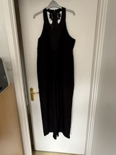 Issa London Black Jumpsuit Size 16 Petite