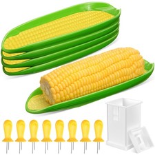 4 Pcs Melamine Corn Dishes