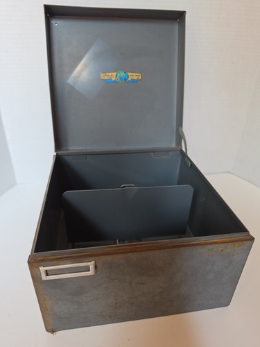 Vtg steelmaster card cabinet - vtg,