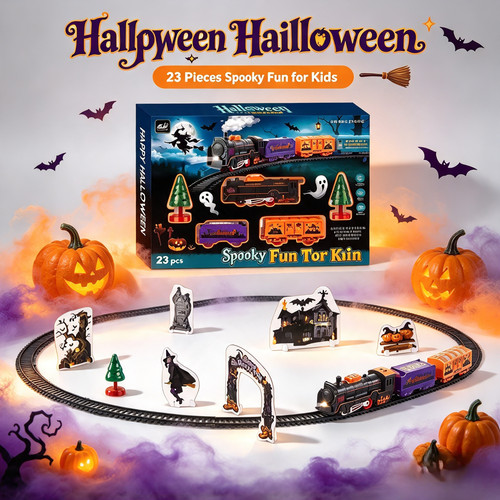 Halloween rail train set - rail, 23