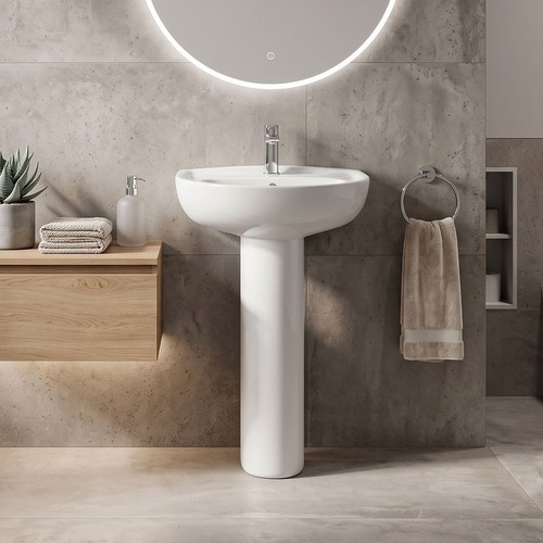 Nuie ramsay 550mm basin full - 550mm,