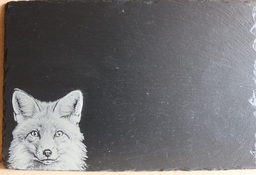 Engraved slate table place - slate, mat