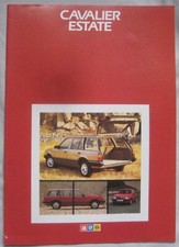 1983 Vauxhall Cavalier Estate Brochure Publication No. V5157
