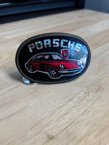 Vintage porsche belt buckle - vintage,