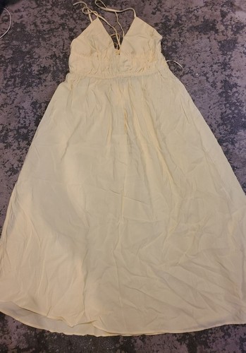 Yellow maxi dress elegant - maxi,