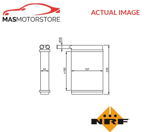 Heater radiator exchanger - heater,