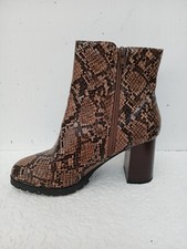 Snakeskin Ankle Boots Size UK