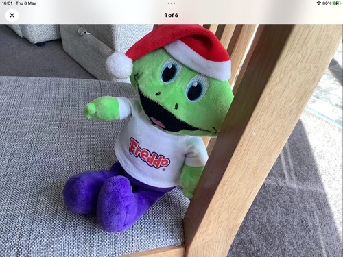 Freddo frog plush - toy, in