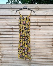 Yellow Floral Jumpsuit Size 10