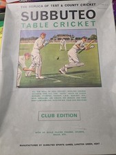Subbuteo Table Cricket Club