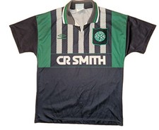 Celtic Football Club Umbro 1994/96 Away shirt Adult Medium CR Smith