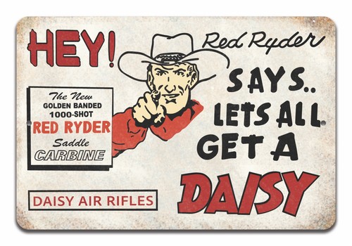 Metal sign x18 daisy red - metal,
