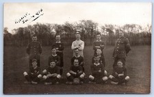 Netley WW1 Hospital football team 1916 Hampshire Real Photo Postcard ha  42