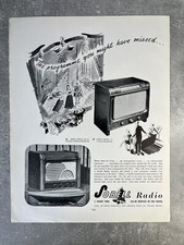 Sobell Radio - Vintage Advertising - Original Advert - 1953