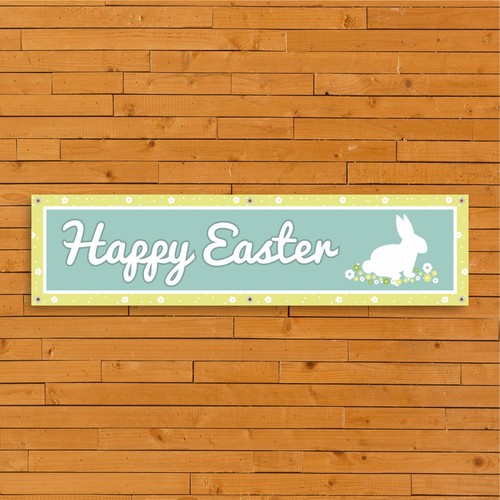 Happy easter pvc banners - happy, 003