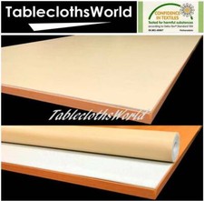 Beige Table Protector Heavy Duty Heat Resistant Executive Table Felt Sent Rolled