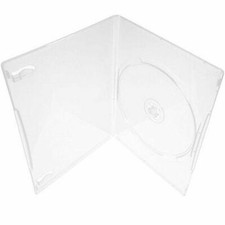 100 x SingleRiver Premium DVD Slim Super Clear Case 7mm Spine