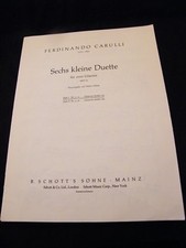 Sechs Kleine Duette Carulli