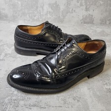 Charles Tyrwhitt Brogues Men's Size 12 Black Leather Lace-Up Formal Dress Shoes