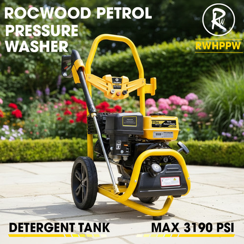 Rocwood petrol pressure washer - pressure,