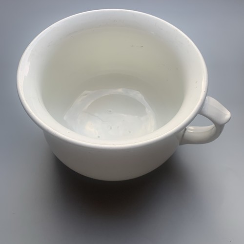 Antique white chamber pot - white,