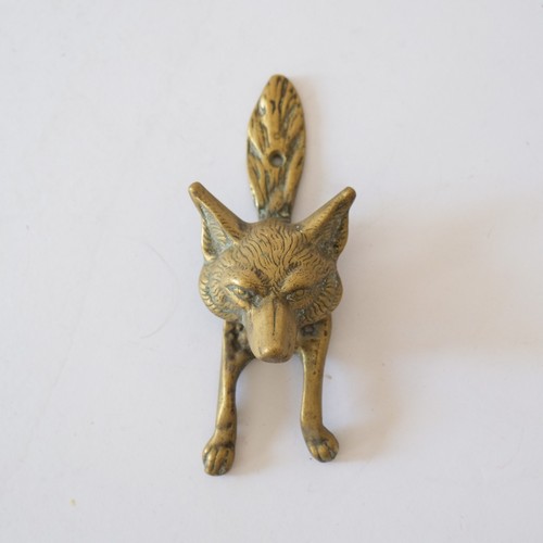 Vintage fox head shape brass - vintage,