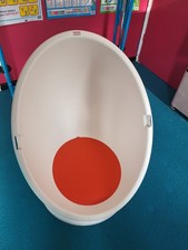 IKEA Egg Chair for Children PA LÖMSK, White and Red (Collection Only).