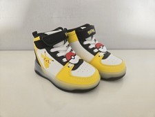 Pokemon Light Up Trainers High Top Toddler Baby shoes Pikachu UK5