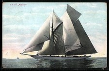 AK SM Yacht Meteor in motion