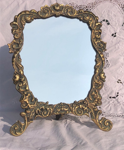 Vintage french brass folding - french,