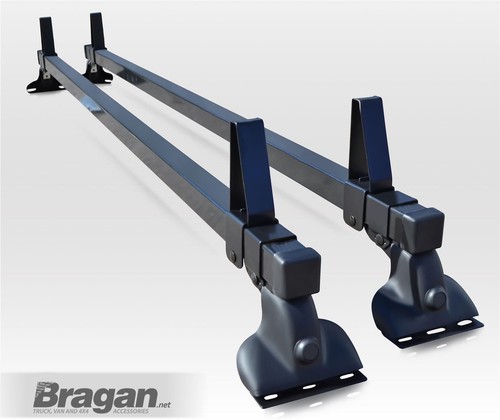 Black roof rack bars stops - black,
