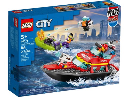 Lego city fire rescue boat - lego,