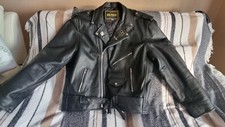 Off Track Leather mens jacket 1960s style vintage 