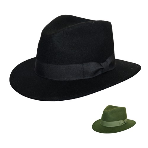 Handmade wool fedora - , felt